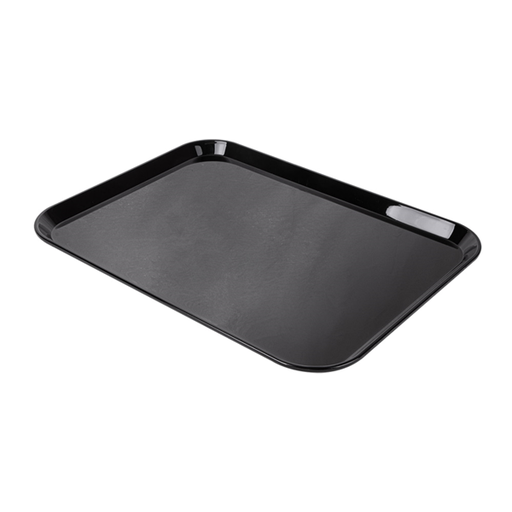 [156.66] BANDEJA PARA CÚPULA 38x51 CM NEGRO POLICARBONATO (1 UNID.)