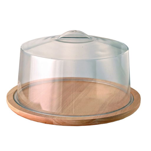 [156.75] BASE GIRATORIA PARA CÚPULA 181.52 Ø 33x4 CM NATURAL MADERA (1 UNID.)