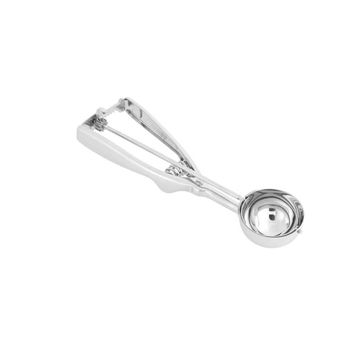 [118.09] Pinza 20 Bolas X Litro Helado 55 Ml 5,5X22 Cm Plateado Inox (1 Unid.)