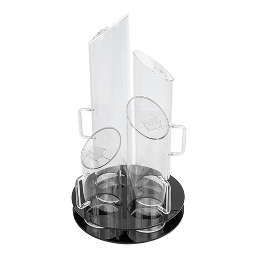 [436.89] DISPENSADOR PARA DESAYUNOS Ø 31x37 CM TRANSPARENTE ACRÍLICO (1 UNID.)