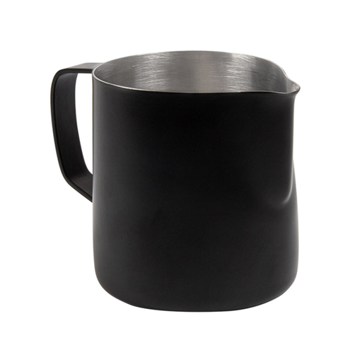 [263.09] LECHERA SIN TAPA 350 ML 12x7x9 CM NEGRO INOX (1 UNID.)