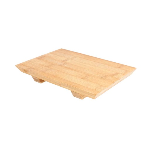 [156.58] Bases Rectangulares 20,5X15X3 Cm Natural Bambú (1 Unid.)