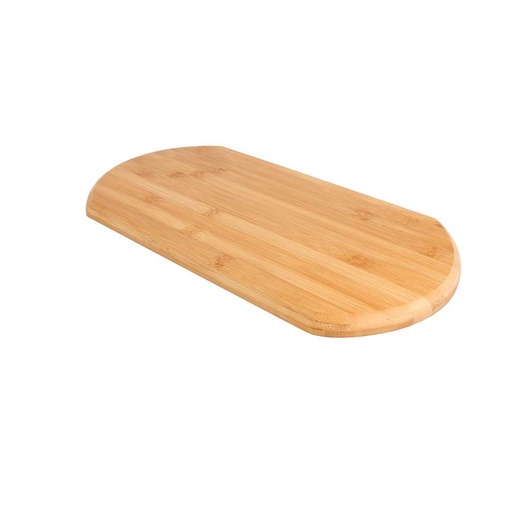 [199.55] Tabla Oval 21X40X1,5 Cm Natural Bambú (1 Unid.)
