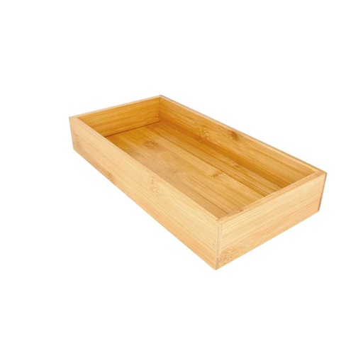 [223.89] Caja Para Buffet 15,5X31X5 Cm Natural Bambú (1 Unid.)
