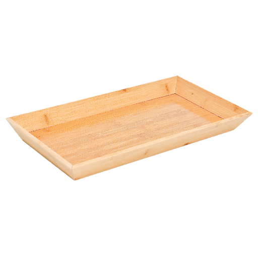 [217.24] BANDEJA RECTANGULAR 36,2x19,1x3,8 CM NATURAL BAMBÚ (1 UNID.)