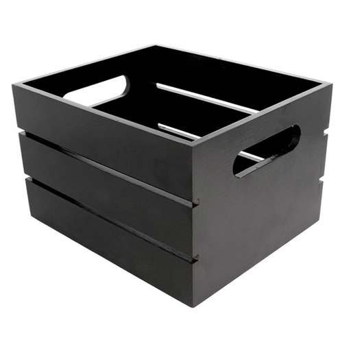 [226.11] CAJA PRESENTACIÓN 19x16x12 CM NEGRO BAMBÚ (1 UNID.)