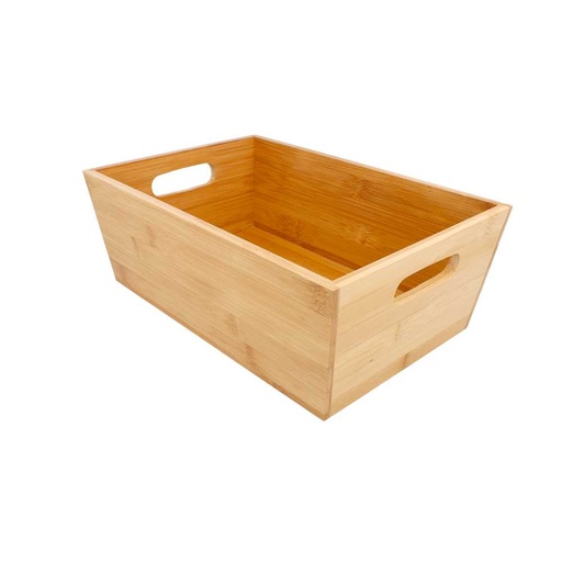 [199.50] PANERA 30x20x11 CM NATURAL BAMBÚ (1 UNID.)