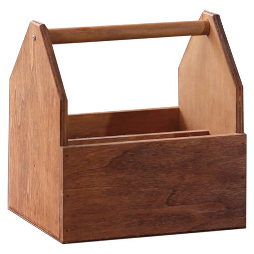 [212.22] CAJAS PRESENTACIÓN CON ASA 19x16x20 CM NATURAL MADERA (1 UNID.)