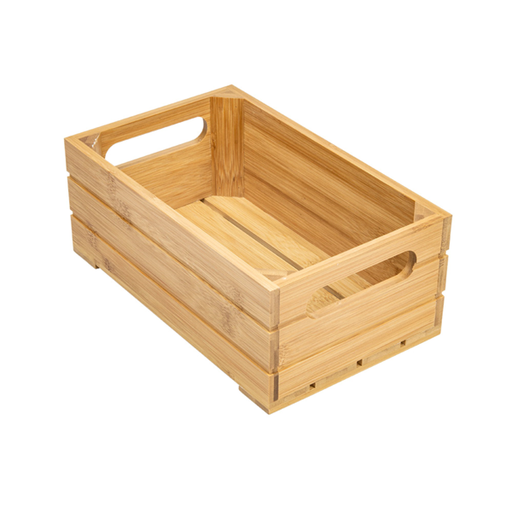 [225.55] CAJA BUFFET GN 1/4 26,5x16,2x10 CM NATURAL BAMBÚ (1 UNID.)