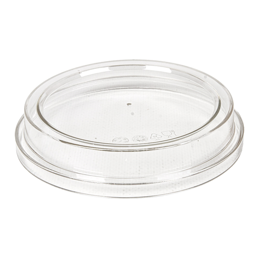 [263.44] Tapas Para Boles 263.41 'Asami Ware' Ø 12,8X2,4Cm Transparente San (6 Unid.)