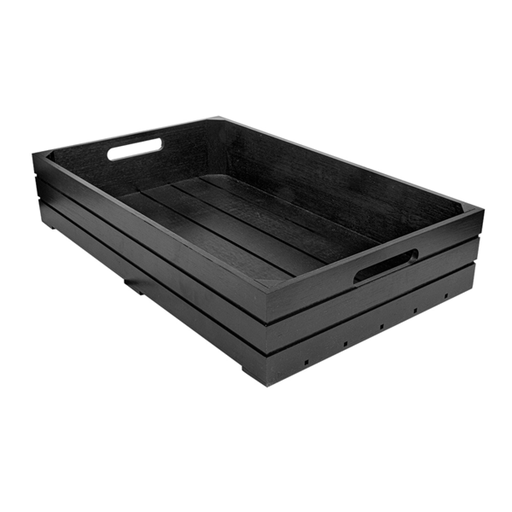 [233.64] Caja Buffet Gn 1/1 53X32,5X10 Cm Negro Bambú (1 Unid.)