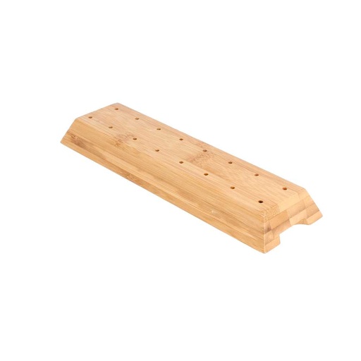 [205.90] BASES PARA 16 PICKS 20x6x2 CM NATURAL BAMBÚ (12 UNID.)