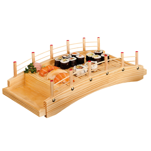 [154.40] PUENTE MARISCOS 43x21,5x12,5 CM NATURAL MADERA (1 UNID.)