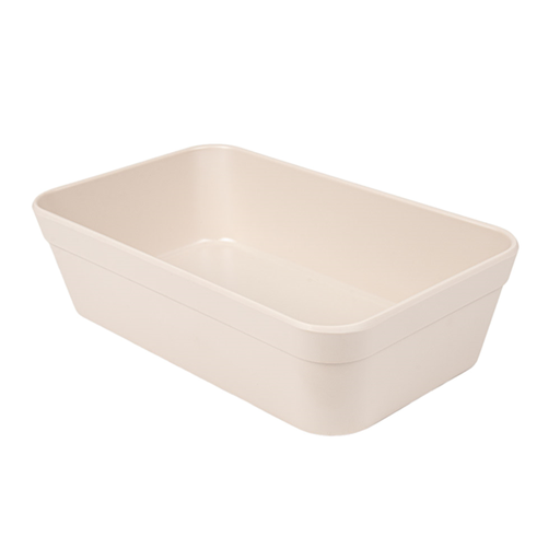 [263.32] BOLES 'ASAMI WARE' 1300 ML 23x14x6 CM MARFIL MELAMINA (8 UNID.)