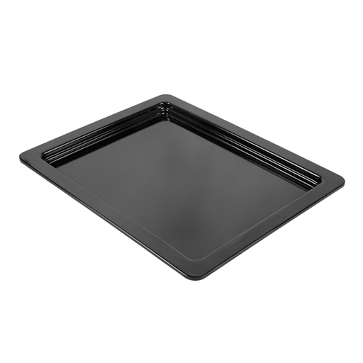 [161.84] CUBETAS GN 1/2 32,5 x 26 x 2 (h) CM NEGRO MELAMINA (6 UNID.)