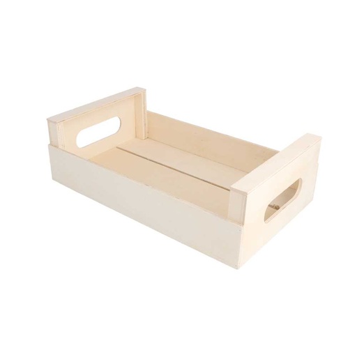 [217.28] MINI CAJAS 25x15x7,5 CM NATURAL MADERA (20 UNID.)