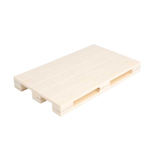 [207.03] Mini Palet 20X12X2 Cm Natural Madera (40 Unid.)