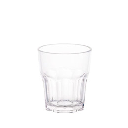 [192.96] VASOS APILABLES 275 ML Ø 8,3/6x8,4 CM TRANSPARENTE POLICARBONATO (1 UNID.)