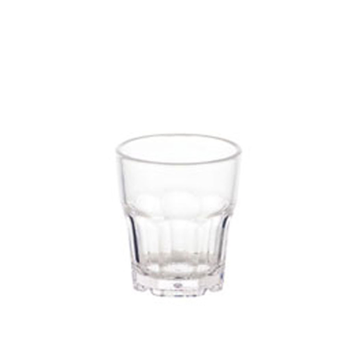 [192.97] VASOS APILABLES 40 ML Ø 4,3/3,3x4,8 CM TRANSPARENTE POLICARBONATO (24 UNID.)