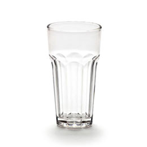 [157.35] VASOS APILABLES 414 ML Ø 7,9/6x12,7 CM TRANSPARENTE POLICARBONATO (36 UNID.)