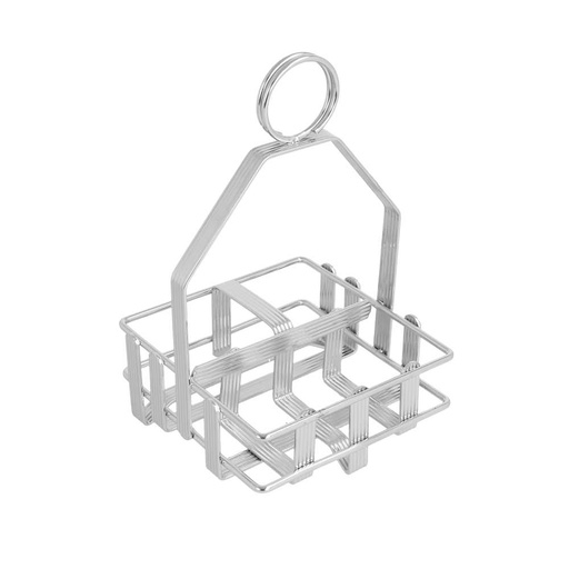 [201.16] Aceitera Clásica - 1 Pieza 10,5X10,5X17 Cm Plateado Latón (1 Unid.)