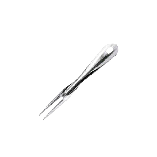 [265.31] Picks Patatas Fritas 10 Cm Plateado Inox (100 Unid.)