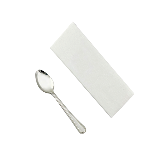 [263.05] CUCHARAS 13,5 CM PLATEADO INOX (100 UNID.)