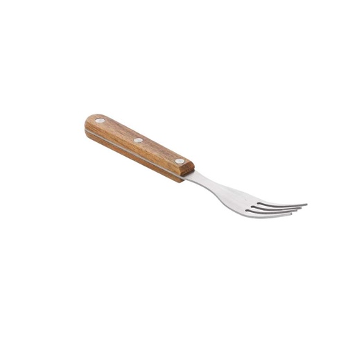 [225.37] Tenedores De Carne 20 Cm Plateado Inox (12 Unid.)