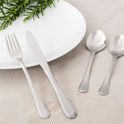 [419.92] CUCHILLOS DE PESCADO 'MARLENE' 21,5 CM PLATEADO ACERO (12 UNID.)