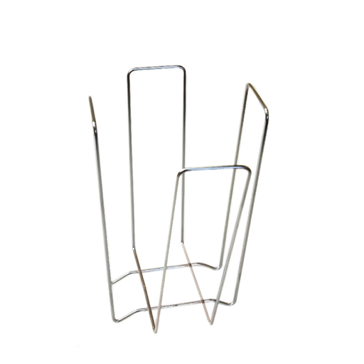 [104.49] Servilletero 18X18X19,4 Cm Plateado Inox (1 Unid.)