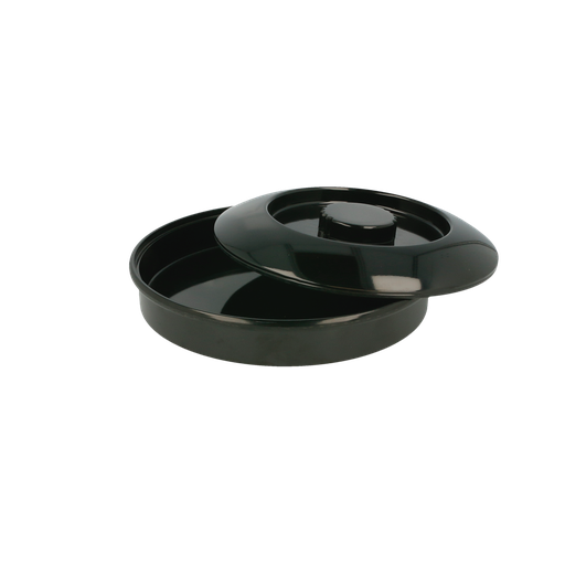 [197.36] RECIPIENTES PARA TORTILLAS 'ASAMI WARE' Ø 19 CM NEGRO MELAMINA (1 UNID.)