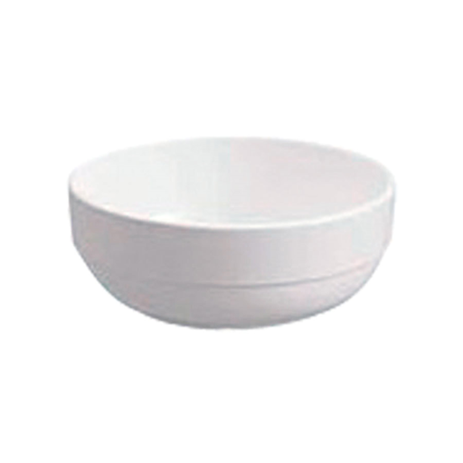 [193.34] BOLES 'ASAMI WARE' 300 ML Ø 10,5x4,7 CM BLANCO MELAMINA (12 UNID.)