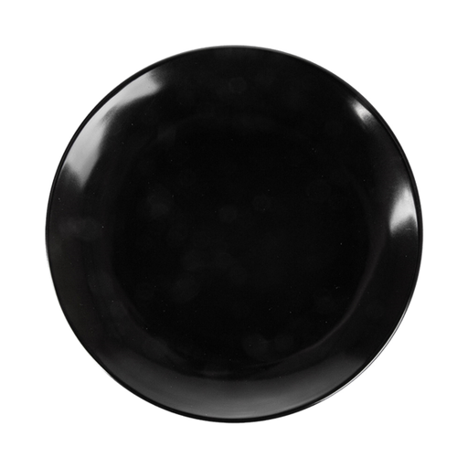 [197.17] Platos 'Asami Ware' Ø 23 Cm Negro Melamina (12 Unid.)