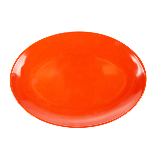 [197.23] PLATOS OVALES 'ASAMI WARE' 25,5x18 CM ROJO MELAMINA (15 UNID.)