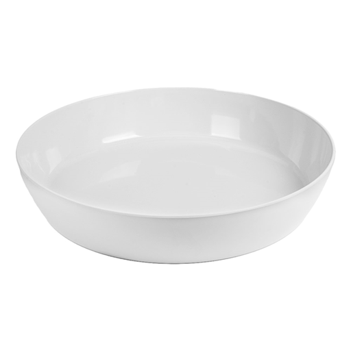 [262.32] BOLES 'ASAMI WARE' Ø 42x8 CM BLANCO MELAMINA (4 UNID.)