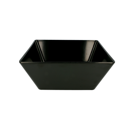 [216.86] BOLES 'ASAMI WARE' 3,7 L 24x24x10 CM NEGRO MELAMINA (6 UNID.)