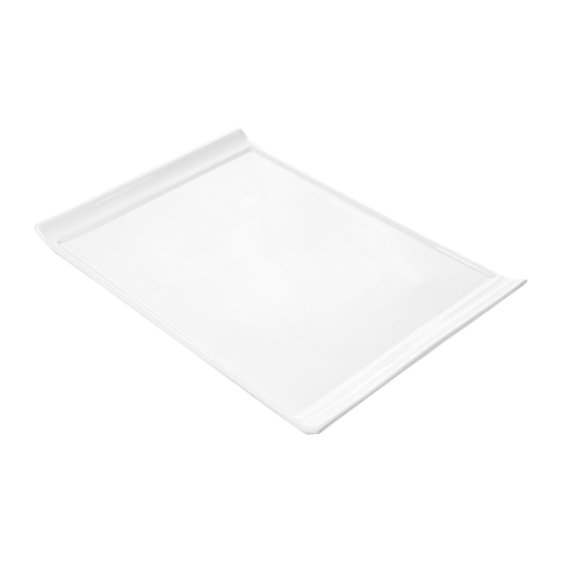 [131.94] Platos Rectangulares 40X28X2,1 Cm Blanco Porcelana (6 Unid.)