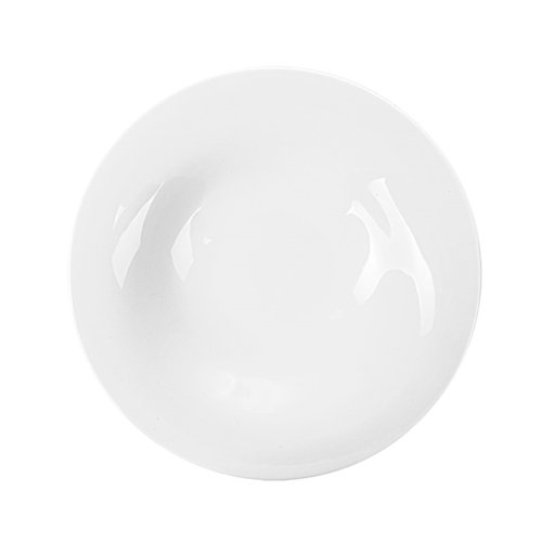 [126.80] Platos Hondos Ø 33 Cm Blanco Porcelana (12 Unid.)