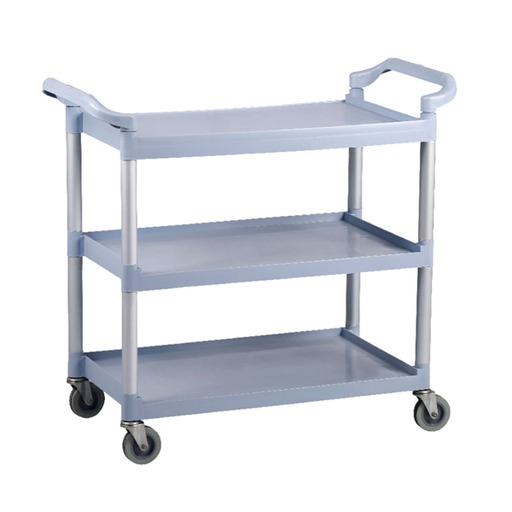 [113.88] CARRO SERVICIO 3 NIVELES 103,5x49x95 CM GRIS HDPE (1 UNID.)