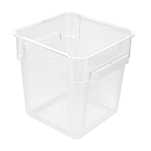 [145.57] CONTENEDOR ALIMENTOS 8 L 22,5x22,5x23 CM TRANSPARENTE POLICARBONATO (1 UNID.)