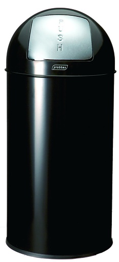[899538] Papelera Push 40l Negro Basura