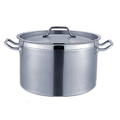 [443.71] Puchero Con Tapa 15,7 L Ø 34X21,5 Cm Plateado Inox (1 Unid.)