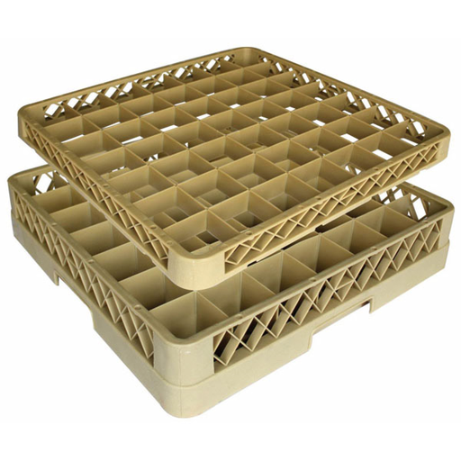 [118.33] SUPLEMENTO RACK DE 49 COMPARTIMENTOS 50x50x4,5 CM BEIGE PP (1 UNID.)