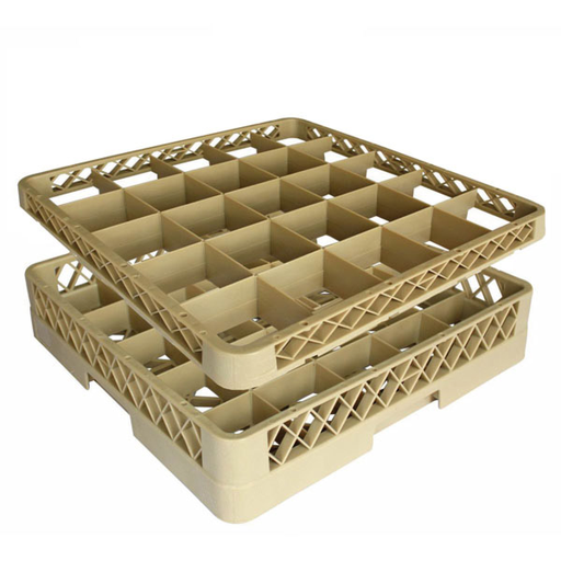 [118.30] SUPLEMENTO RACK DE 25 COMPARTIMENTOS 50x50x4,5 CM BEIGE PP (1 UNID.)