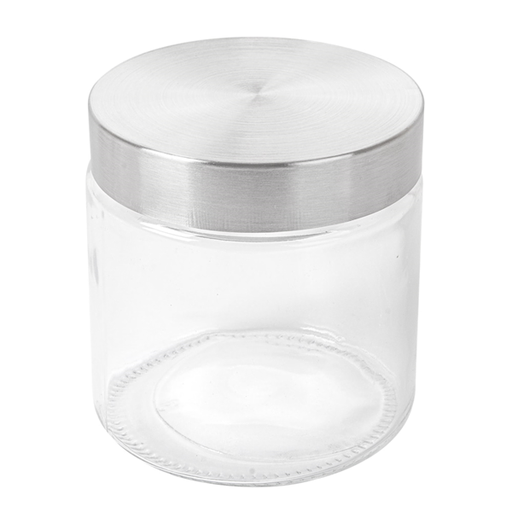 [118.99] TARRO ALMACENAR CILÍNDRICO 830 ML Ø 11,2x12 CM TRANSPARENTE CRISTAL (12 UNID.)