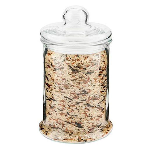 [207.66] Tarro Para Almacenar Cilíndrico 'Waki Glass' 2755 Ml Ø 15X28,5 Cm Transparente Cristal (6 Unid.)