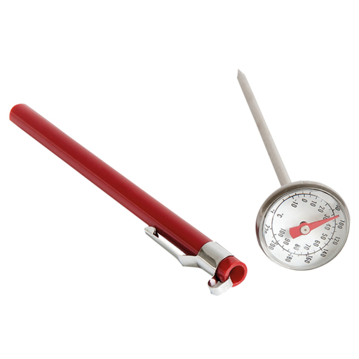 [452.58] TERMÓMETRO TESTER -10º A 100ºC 14x2,8x2,8 CM PLATEADO INOX (1 UNID.)