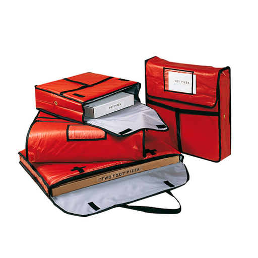 [148.98] Bolsa Transporte Pizza 46 Cm 49X48,5X13 Cm Rojo Vinilo (1 Unid.)