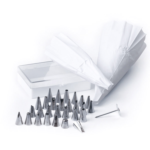 [454.68] Casquetes Decoración 32 Piezas 1,5X3,2 Cm Plateado Inox (1 Unid.)