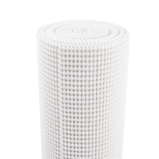 [213.06] ROLLO REJILLA POSAVASOS 33x400 CM BLANCO PVC (1 UNID.)